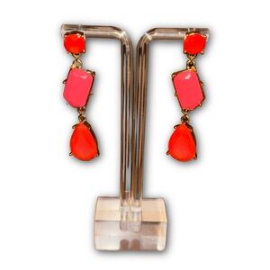 Kate Spade New York Coral & Pink Drop Earrings